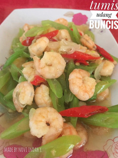 Foto resep Tumis Udang Buncis