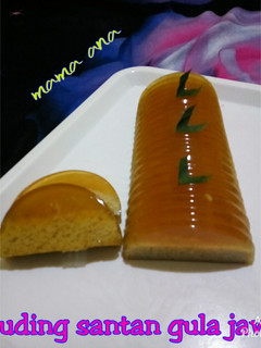 Foto resep Puding santan gula jawa