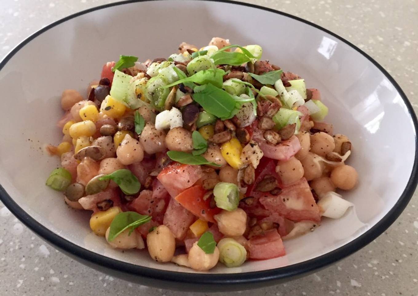 Fresh Chickpea Salad