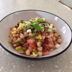 A picture of Fresh Chickpea Salad.