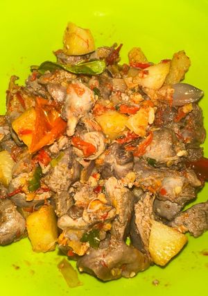 Foto resep Sambal goreng kentang hati ayam ampela