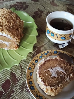 Foto resep Mocca nougat roll cake
