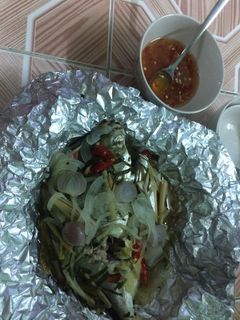 Hình của món Cá bè hấp.