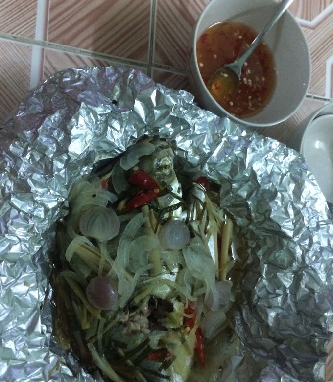 Hình của món Cá bè hấp.