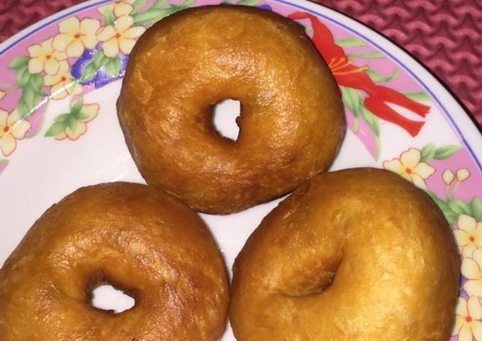 Cara Gampang Membuat Donat jadul krispi diluar lembut didalam, Enak