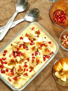ফ্রুট কাস্টার্ড(fruit custard recipe in Bengali) রেসিপির প্রধান ছবি