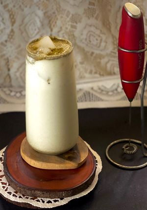 A picture of Moringa (Drumstick powder) Latte (no fire).