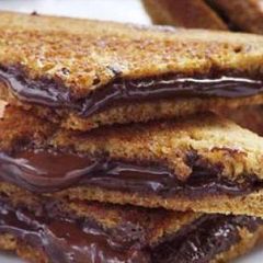 A picture of Grilled Chocolate Sandwich.