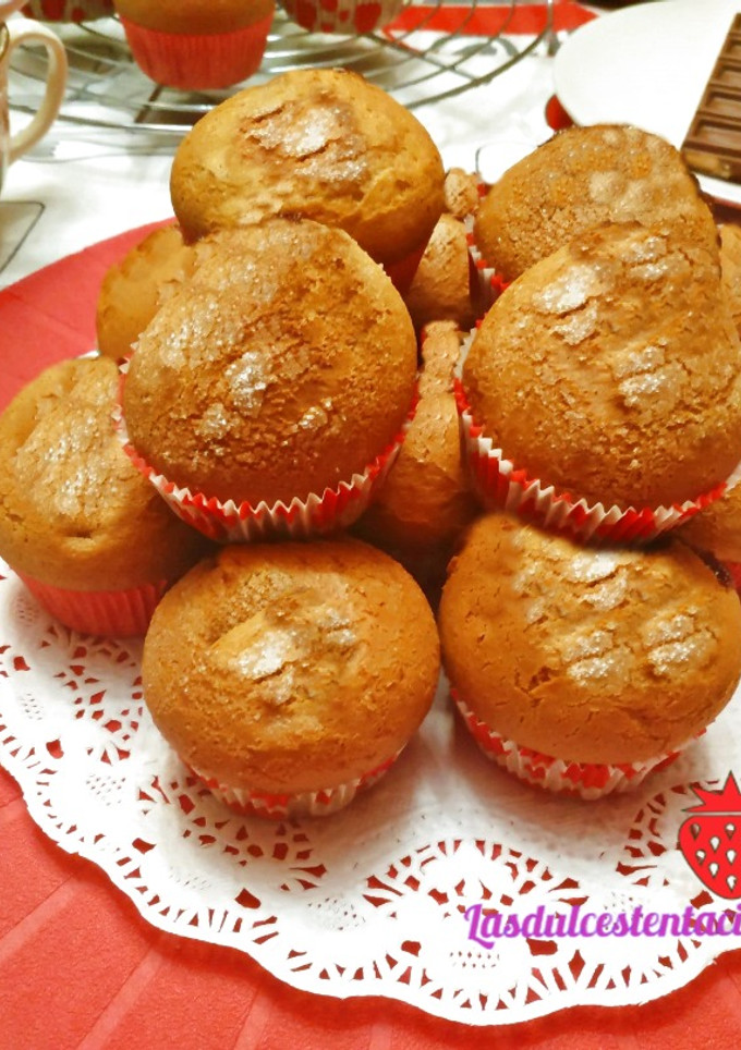 Una foto de Magdalenas Rellenas de Chocolate con Almendras