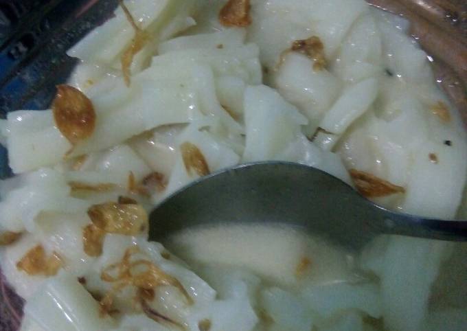 Bagaimana Menyiapkan Burgo palembang gampang yang Enak Banget