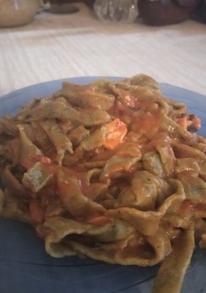 Una foto de Tallarines de la huerta