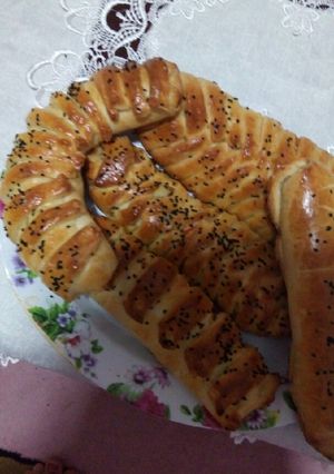 صورة لوصفة خبز محشي 😍