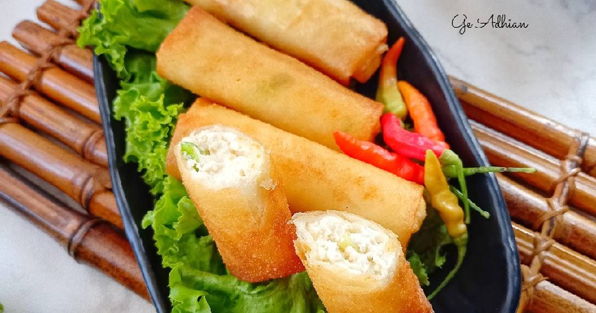 Resep Lumpia Tahu Oleh Ge Adhian Cookpad