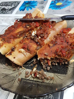 Una foto de Canelones de carne🤤🍽