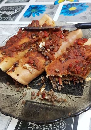 Una foto de Canelones de carne🤤🍽