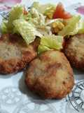 Filetes rusos con ensalada