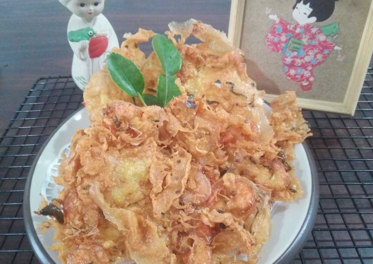 Peyek Anak Udang Ala Dapur Saya😘