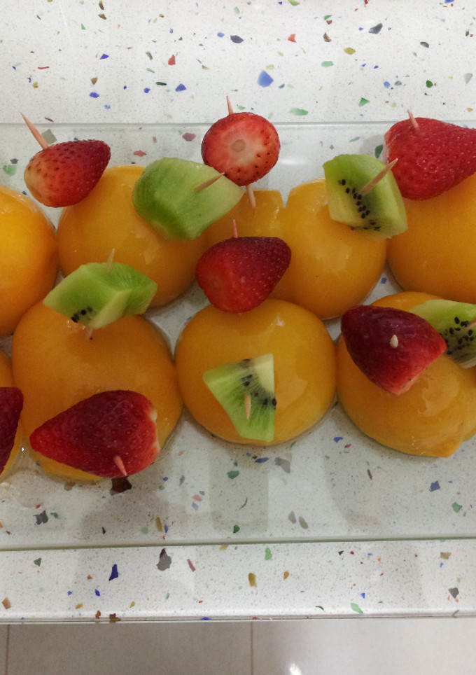 Una foto de Pinchos de frutas