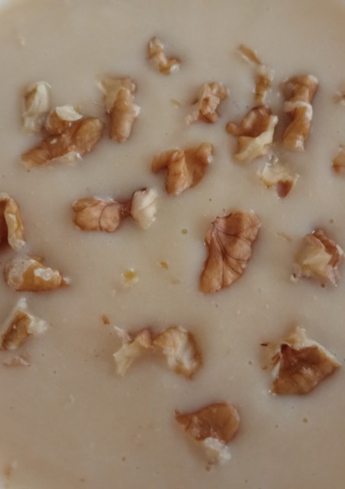 Una foto de Crema de espárragos blancos rápida y sencilla además de rica