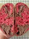 Red Yeast Rice (Angkak) Choco Sourdough Bread