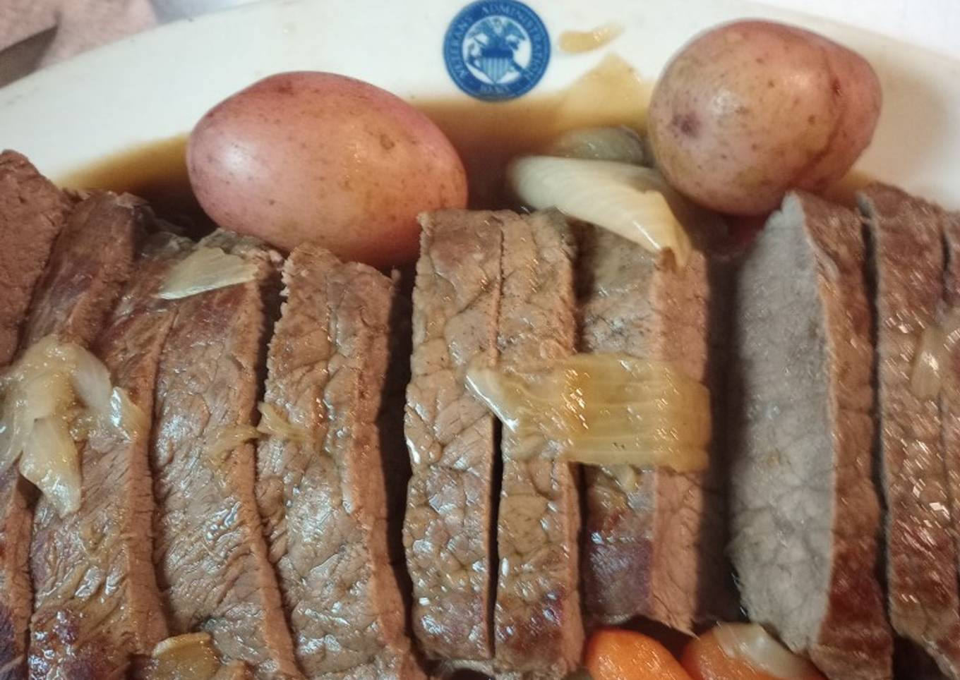 Boiled London Broil Dinner with Buttered Beef Rice
