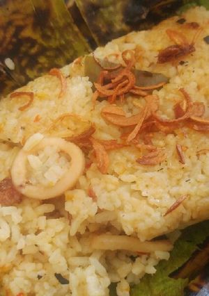 Foto resep Nasi bakar cumi