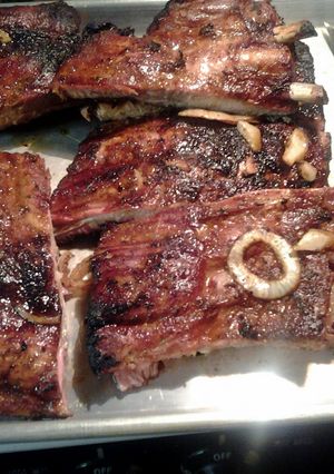 A picture of skunks birthday ribs.