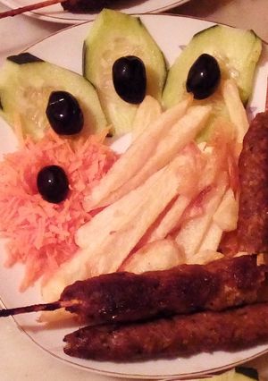 صورة لوصفة شيش كباب بلحم العيد المفروم