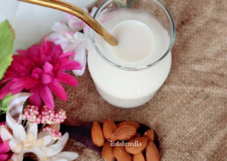 Resep Almond Milk Anti Gagal