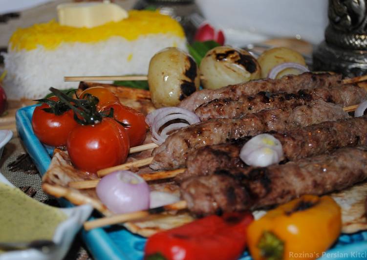 Persian Chelow-kebab