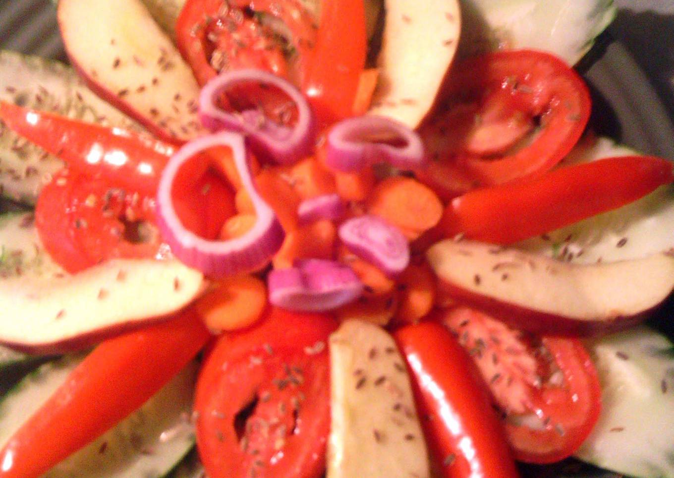 Apple cucumber salad