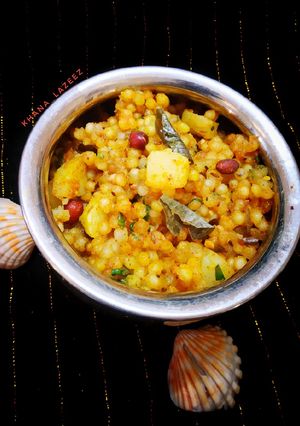 A picture of Sabudana khichdi.