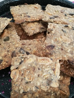 Una foto de Crackers de espelta (snack)