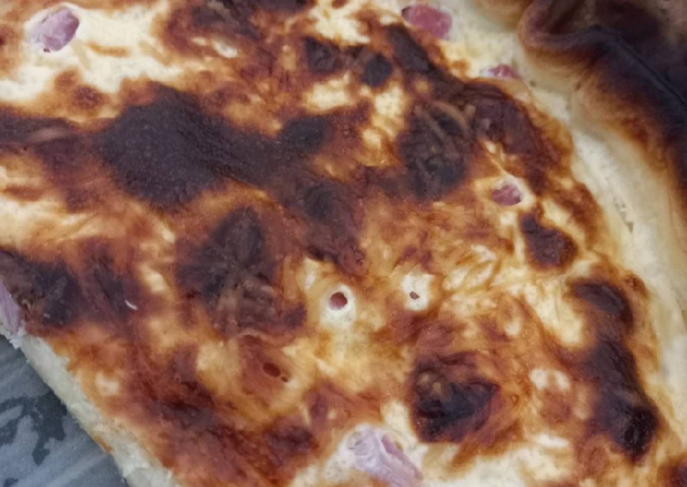 Quiche aux dés de jambon