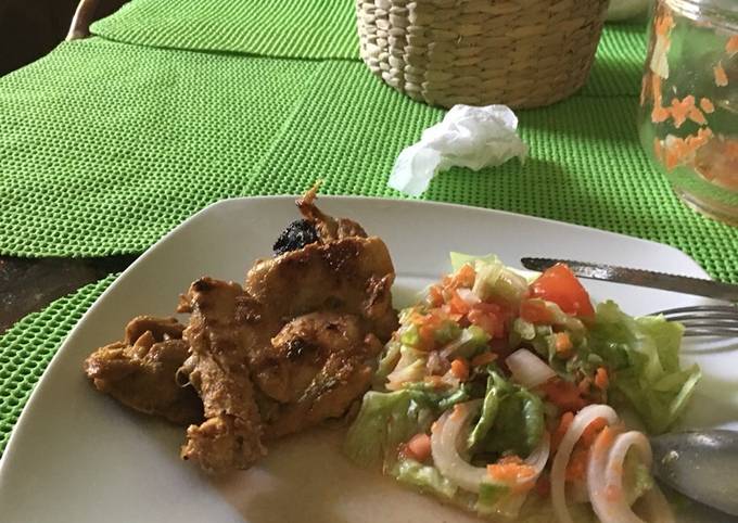 Filete de pollo a la mostaza y salsa catsup Receta de Nedy Méndez- Cookpad