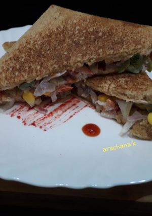 A picture of Creamy sandwich.