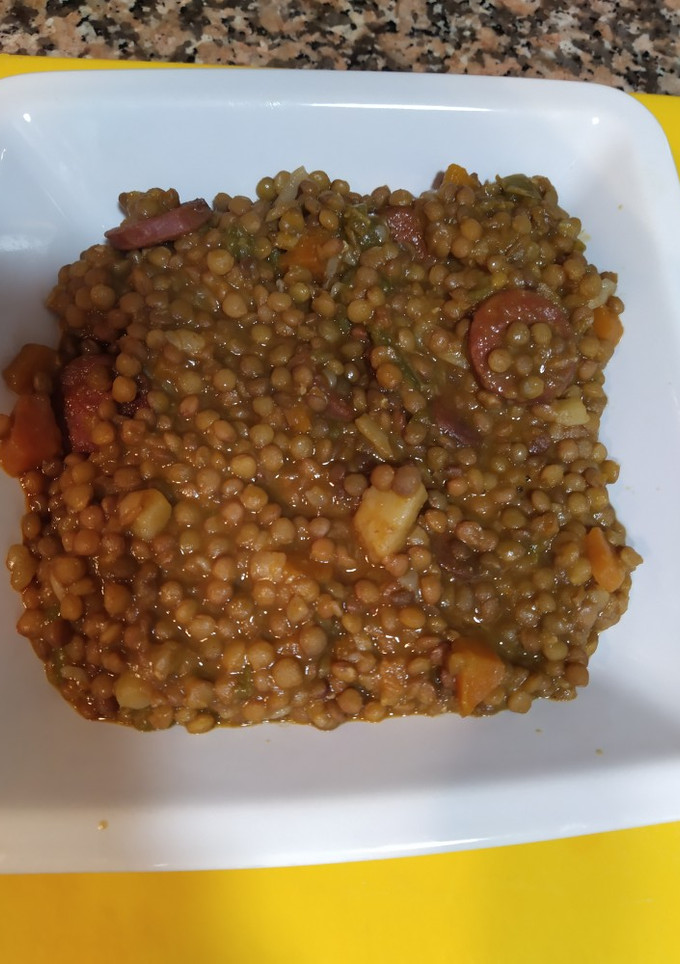 Una foto de Lentejas con Chorizo