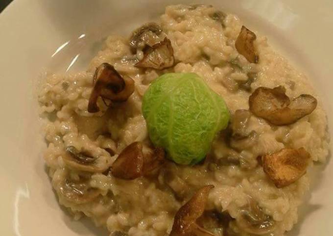 Wild mushroom risotto