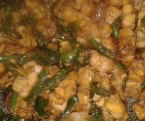 Resep mudah Oseng tempe cabe ijo Enak Sederhana