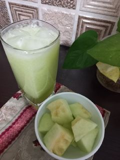عکسی از دستور اسموتی خربزه