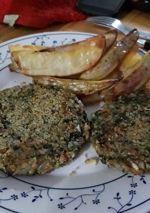 Una foto de Hamburguesas de porotos negros