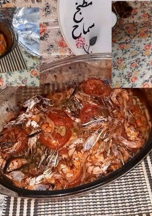 صورة لوصفة طاجن جمبري