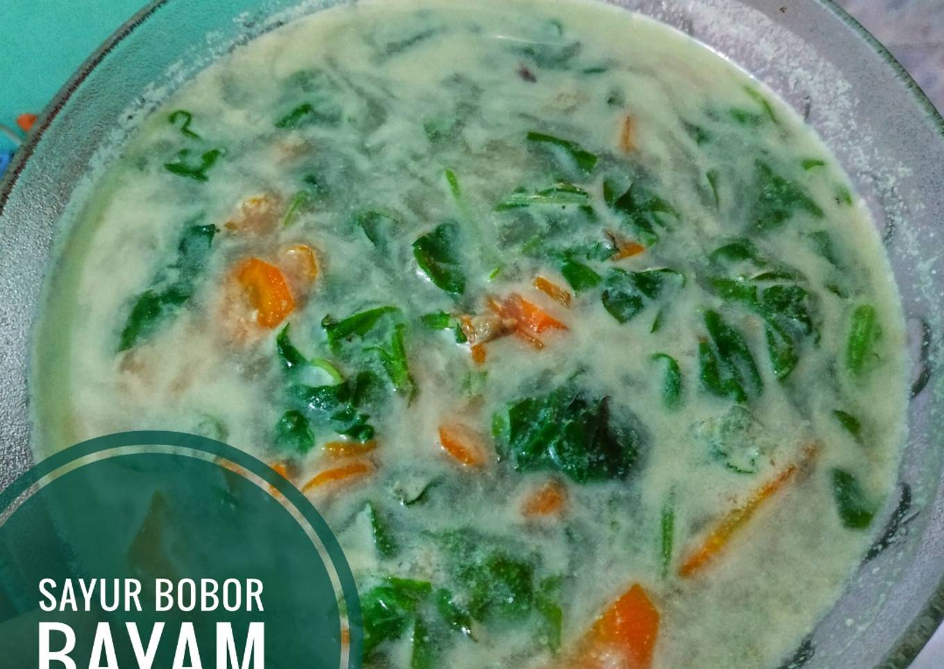 Resep Sayur bobor bayam Anti Gagal