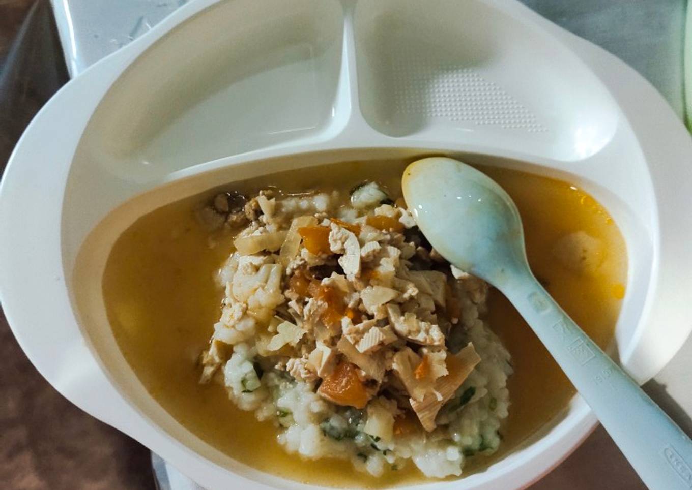 Resep Nasi Tim Kuah Semur Ati Ayam, Enak Banget