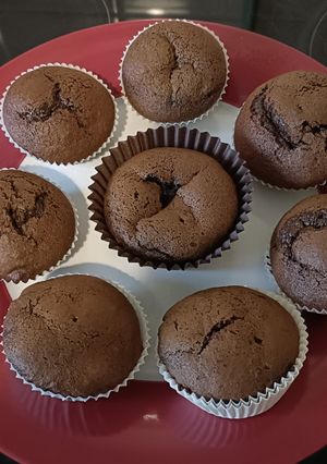 A picture of (150 calorie) Chocolate brownie muffin.