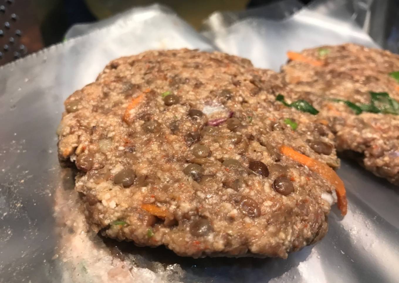 Hamburguesa de lentejas