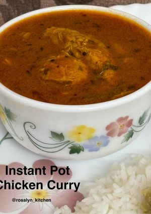 A picture of Instant Pot Chicken Curry.