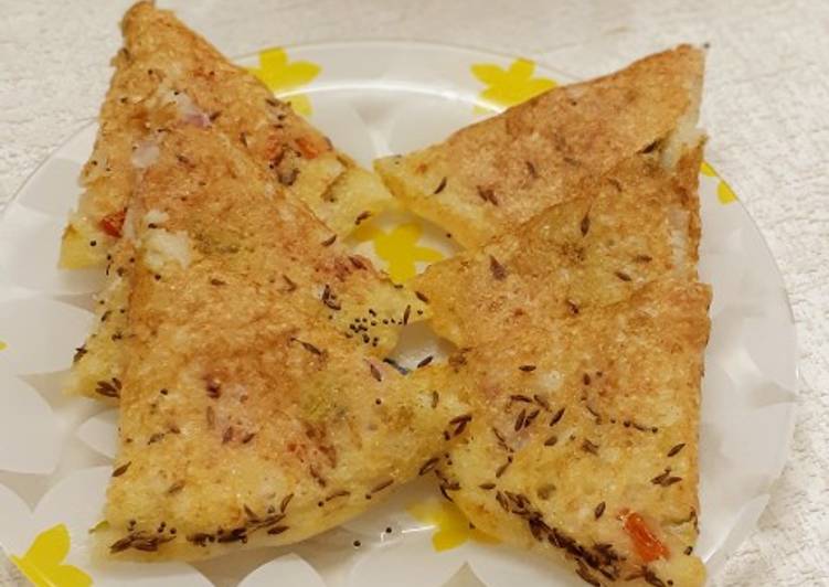 Recipe of Super Quick Homemade Rawa pan cake Cooking Basics for Beginners