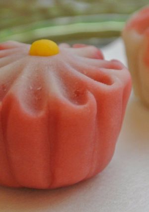 Une photo de Nerikiri Wagashi: "Kiku" (chrysanthème)