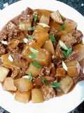 Cantonese beef brisket in chu how sauce